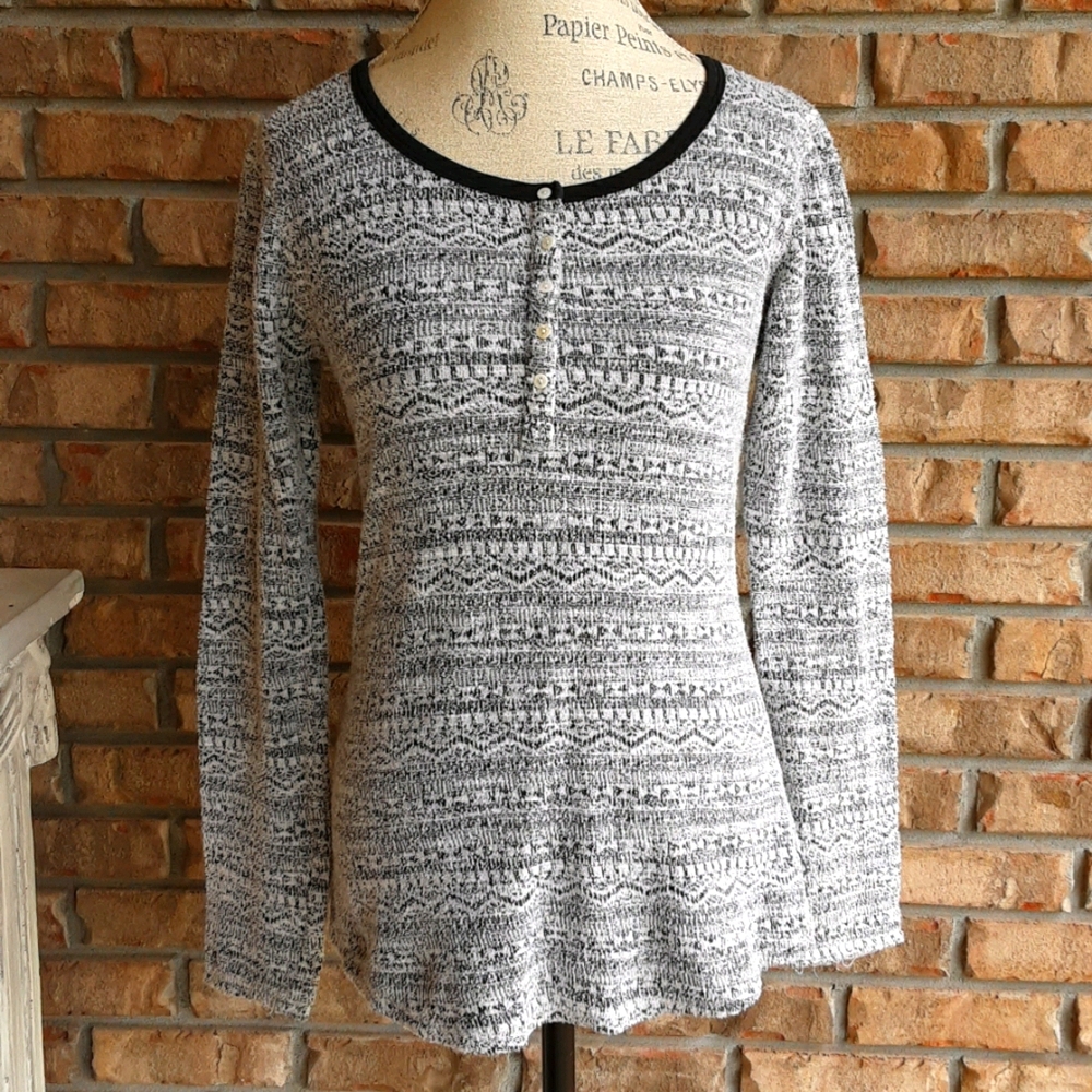 Maison Scotch & Soda long sleeve Henley top